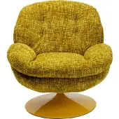Kare design Draaifauteuil Cosy geel