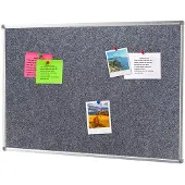 Ivol Prikbord vilt 90x120 cm - Grijs