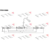 FTE 9250371 Handremkabel