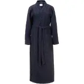 Zohome Luxe Wafel Badjas - Navy Blue Navy Blue / M