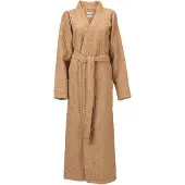 Zohome Luxe Wafel Badjas - Pale Khaki Pale Khaki / L