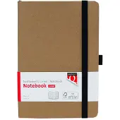 Quantore Notitieboek Quantore A5 lijn kraft | 3 stuks