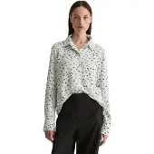 Marc O'Polo Blouse zwart / wit