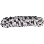 Talamex Landvast met polyester mantel en PP kern - wit/zwart