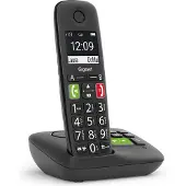 Gigaset E290A BLACK Analoge-/DECT-telefoon Nummerherkenning Zwart