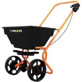 T-Mech Roterende strooiwagen Zaad Meststof Gras Strooiwagen Zout Gazon Tuin 25KG