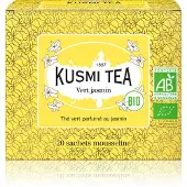 Kusmi Tea Biologische groene thee Green Jasmine – 20 mousseline theezakjes