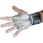 JerkFit Wodies 2-in-1 Wrist Wraps – Handgrepen met polssteun – Volledige palmbescherming – Voor gewichtheffen, WODs, calisthenics & gymnastiek – Blauw – Maat S