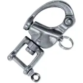 PLASTIMO Snap Clevis Pin Swivel Carabiner Shackle Zilver 16 mm