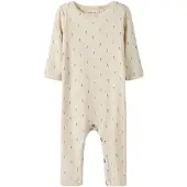 Name it Nachtkledij taupe / wit