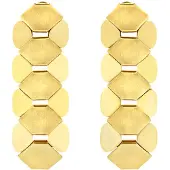 Breil Oorbellen 'Hexagonia' goud