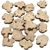 Creativ Company Hout Mix Firguren 15-40 mm 230 gr