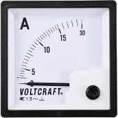 Voltcraft AM-72X72/15A AM-72X72/15A Analoog inbouwmeetinstrument AM-72x72/15 A 15 A Weekijzer
