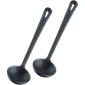 Westmark 2 Soeplepels/Lepel, Lengte: 31,5 cm, Zacht, Zwart, 285622E3
