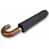 Parasol F.P.MP330 Automatische Herenparaplu Inklapbaar Zwart
