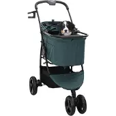 vidaXL Opvouwbare Huisdier Kinderwagen Groen 78 x 54 x 101 cm