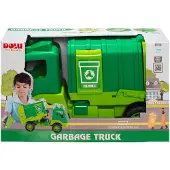 DOLU vuilniswagen 43 cm groen