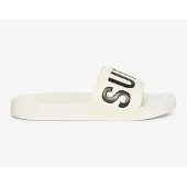 Superdry Strand-/badschoen zwart / wit
