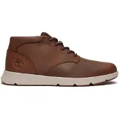 Timberland Men Parker Street Mid Lace Up Sneaker Dark Brown Full Grain-Schoenmaat 47,5