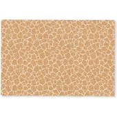 MuchoWow Deurmat 60x40 cm - Droogloopmat Giraf - Oranje - Patroon - Mat voor binnen - Schoonloopmat - Deurmatten met print - Inloopmat