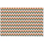 MuchoWow Deurmat 90x60 cm - Droogloopmat Retro - Disco - Golven - Kleur - Mat voor binnen - Schoonloopmat - Deurmatten met print - Inloopmat