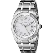 Versace SP V-Sport II Herenhorloge 42mm (kast: staal, wijzerplaat: zilver, band: staal, horlogekast: 42 mm)