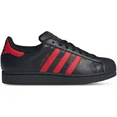 Adidas Sneakers laag 'Superstar II' rood / zwart