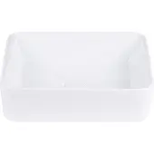 UPTREND Keramische waskom rechthoek wit 36x47x13 cm opbouw Aura