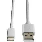 123inkt Lightning oplaadkabel wit (1 meter)