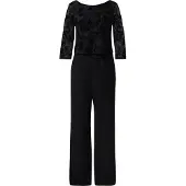 Comma Jumpsuit antraciet / zwart