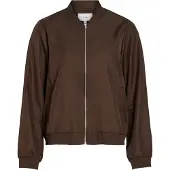 Vila Sweatvest 'VIPapaya' chocoladebruin