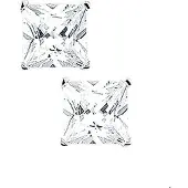 Trendjuwelier huiscollectie TFT Oorknoppen Zirkonia Zilver Glanzend