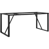 vidaXL Eettafelpoten O-frame 160x80x73 cm staal