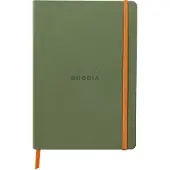 Rhodia Notitieboek Rhodia A5 lijn 80 vel 90gr saliegroen