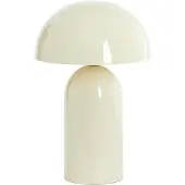 Light & Living Champignon tafellamp Tolima glans crème - Ø 31cm