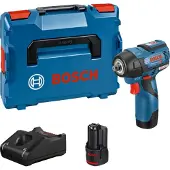 Bosch GDS 12V-115 12V Li-ion Accu Draaislagmoeraanzetter Set (2x 3.0Ah Accu) In L-Boxx - 115Nm - 3/8" - Koolborstelloos