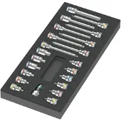 Wera 05150113001 05150113001 Torx, Inbus Zyklop-ratel Incl. ratel 22-delig 3/8 (10 mm)