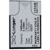 123accu Wiko WKZ005XL accu (1400 mAh, huismerk)
