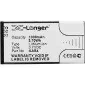 123accu Maxcom KAB4 / KAB4-AAABA005026 accu (1000 mAh, huismerk)