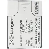 123accu TCL TLi014B7 / CAB14E0000C1 accu (1450 mAh, huismerk)