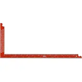 Sola Timmermanshaak 600x290mm staal ZWCA600 rode coating met aftekengaten - 56132001