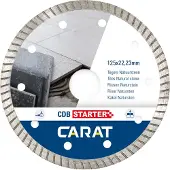 Carat CDBS125300 Diamantzaagblad voor droogzagen - 125x22,23x10mm - Tegels/Natuursteen - CDBS125300