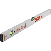 Sola Alu blokwaterpas AV100, 100cm 2 libellen 0,50mm/m zilver - 01111301 - 01111301