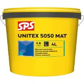SPS Unitex 5050 Mat Muurverf - Op Kleur Gemengd - 4L