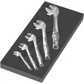 Wera Joker 05 150122 001 - 9732 5-delige Steeksleutelset In Schuimstof Inleg