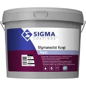 Sigma Sigmaresist Fungi Matt | Matte Schimmelwerende Muurverf 10 LTR - Lichte kleur|2