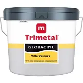 Trimetal Globacryl Villa Velours - Op Kleur Gemengd - 10L