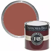 Farrow & Ball Flat Eggshell Singed Red No.G15 - 5L