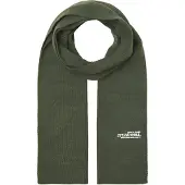 Jack & Jones Sjaal 'JACCOLL' donkergroen / wit