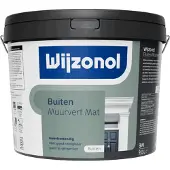 Wijzonol Muurverf Voor Buiten Mat 10 LTR - Wit